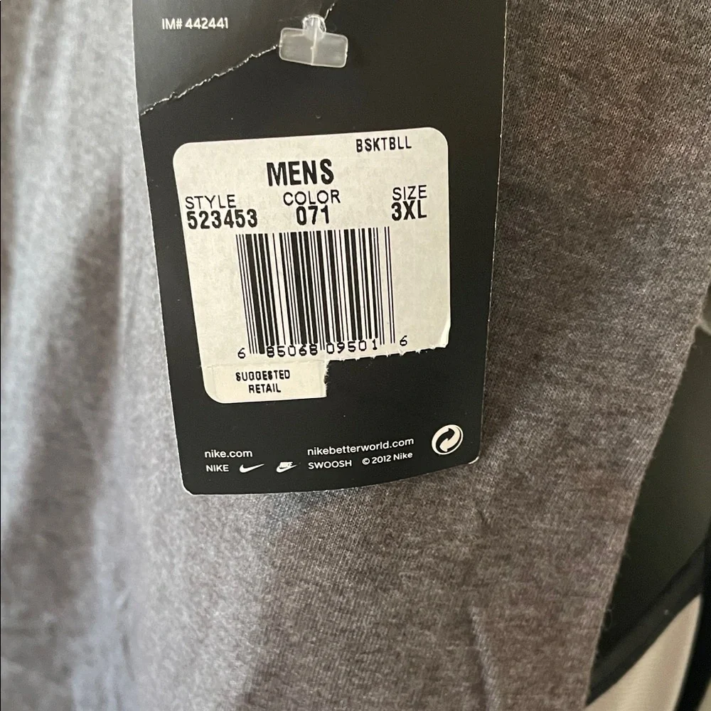 Nike Charcoal Vintage Tee with Teal and Black Graphics - Picture 9 of 14